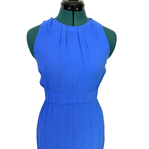 Kate Spade Carlie Elastic Waist Crepe Mini Sheath‎ Dress Blue Size 2 - Picture 5 of 10